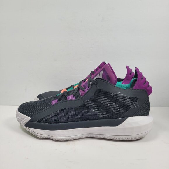 Adidas Dame 6 Men's Multicolor Basketball Shoes EH2071 US Size 7.5 - Picture 2 of 8